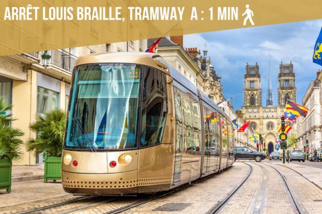 T2 Gare + Parking Apartment Orleans Ngoại thất bức ảnh