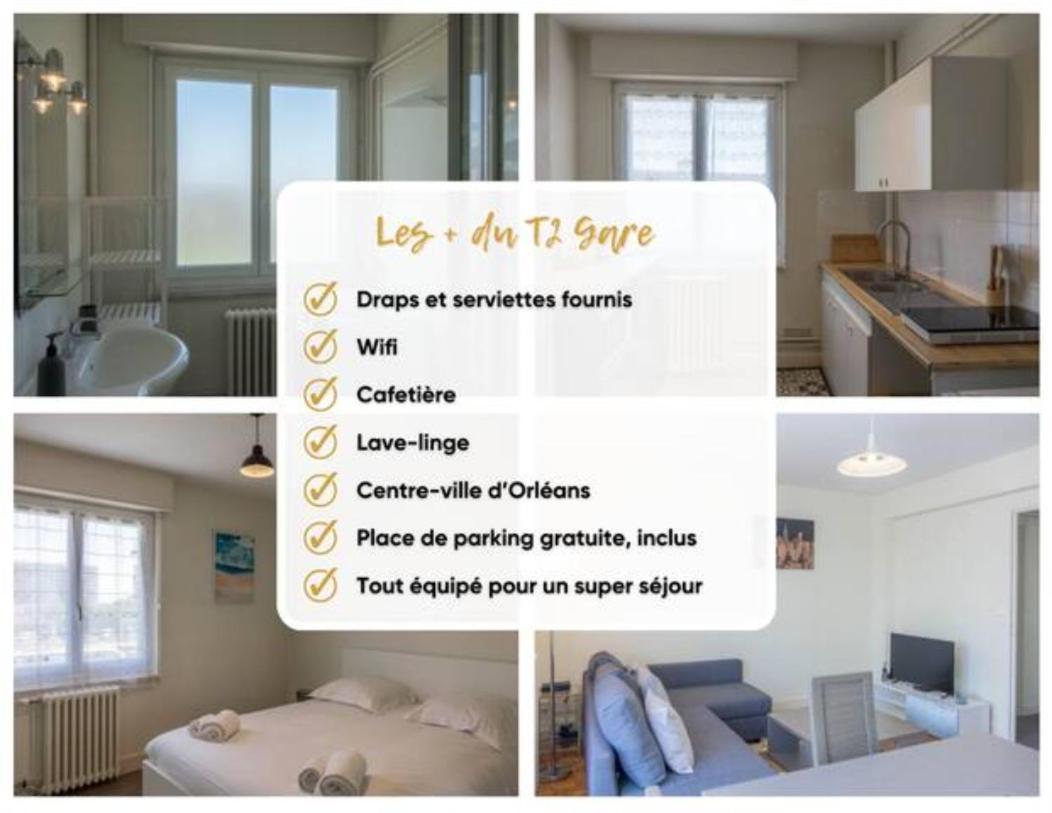 T2 Gare + Parking Apartment Orleans Ngoại thất bức ảnh